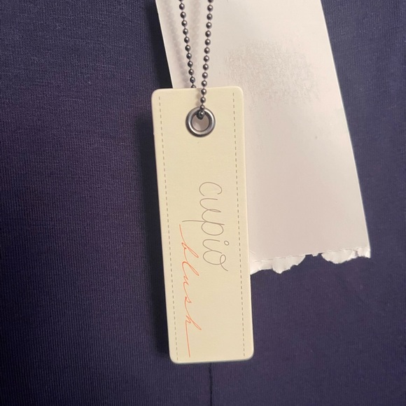 NWT womens navy blue tunic length tank top size large - Picture 4 of 12